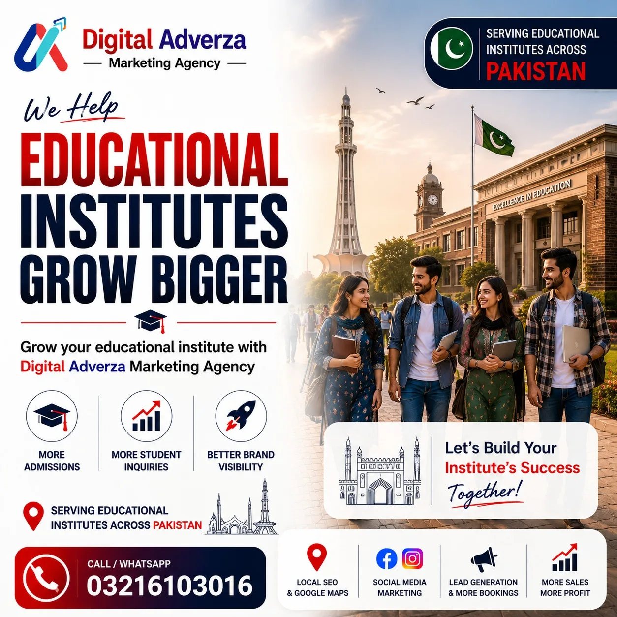 Results / Testimonial, Education sample creative
