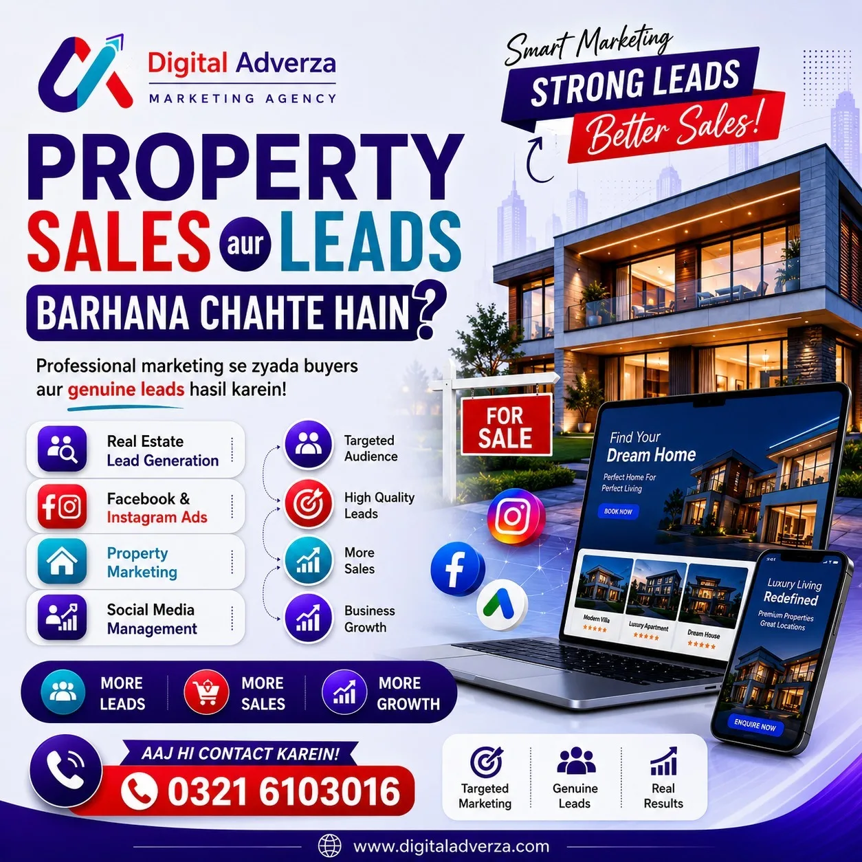 Property Listing Post, Real Estate sample creative
